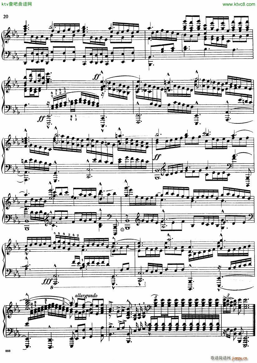 Bach JS BWV 552 Prelude and Fugue in Eb arr Busoni()20