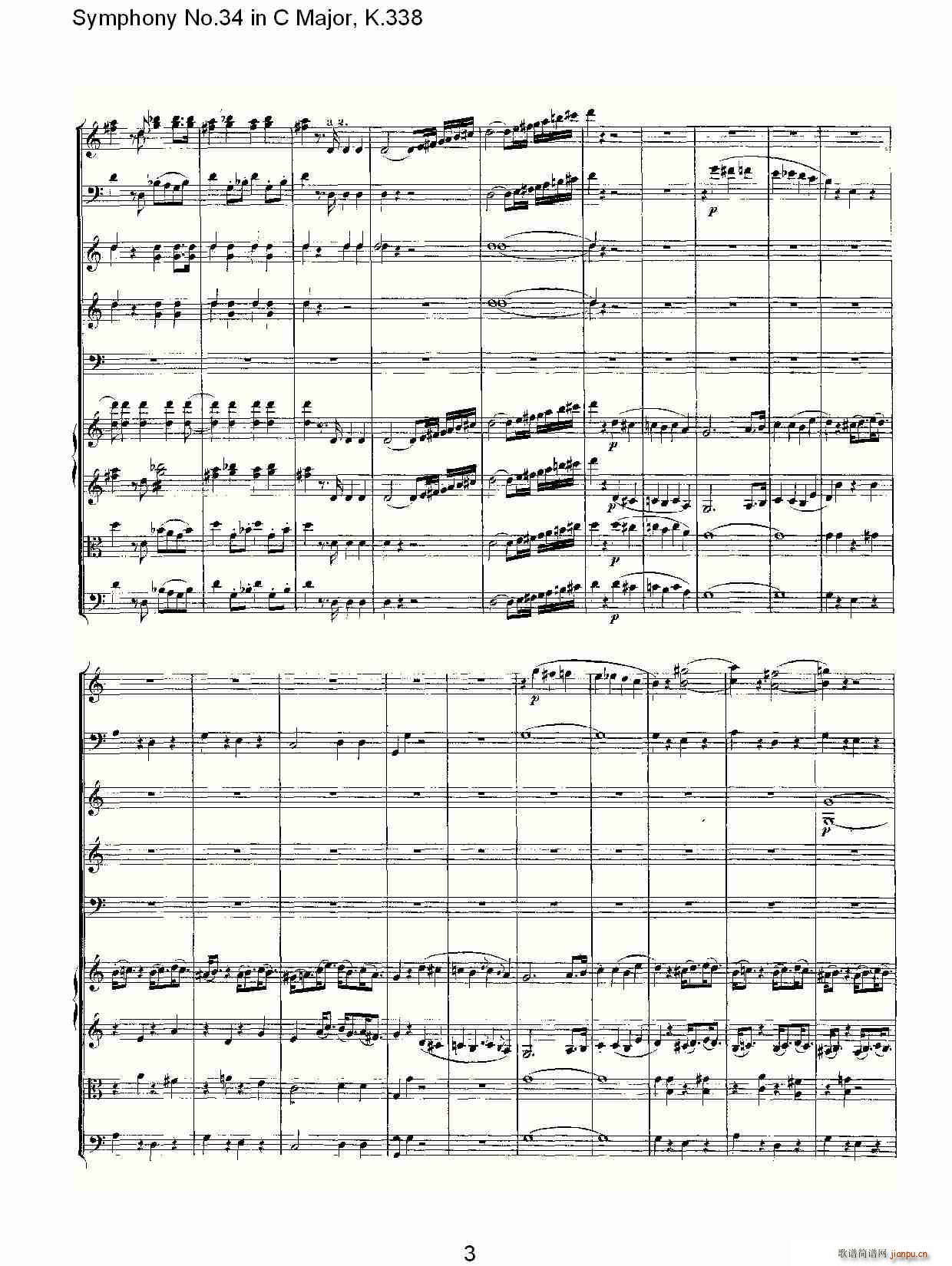 Symphony No.34 in C Major, K.338(ʮּ)3