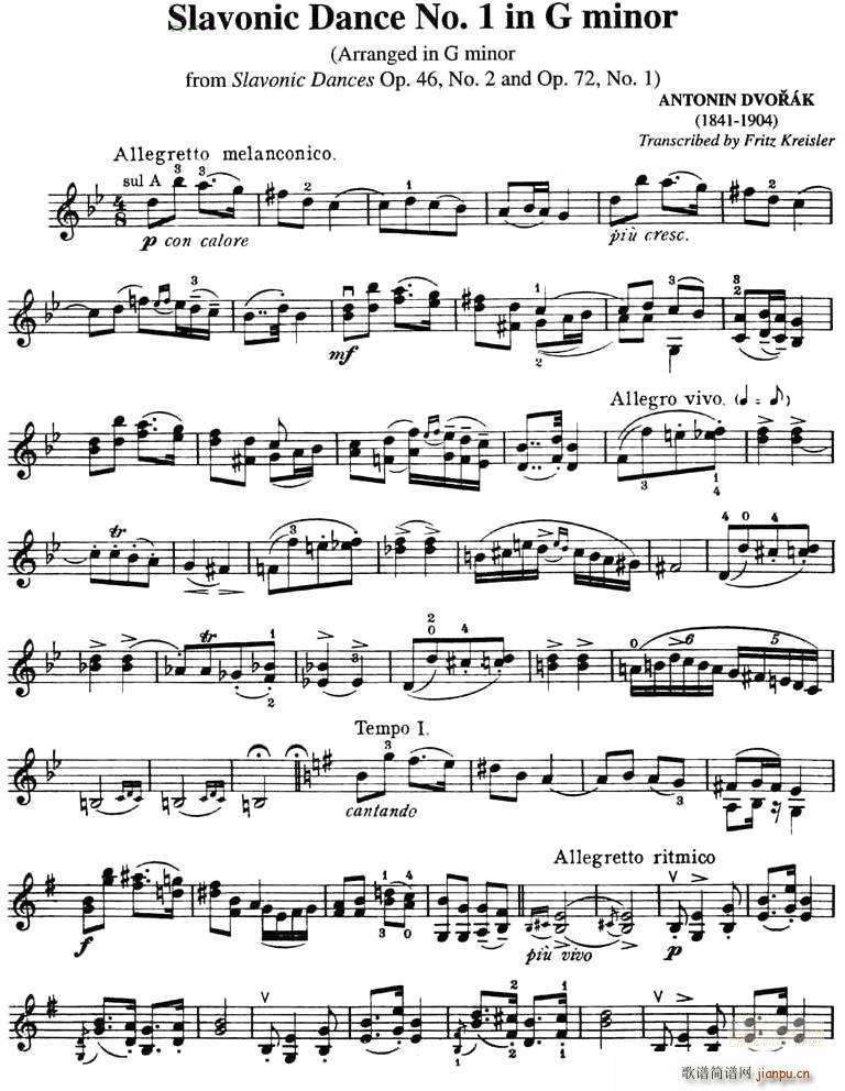 SLAVONIC DANCE NO.1 IN G MINOR(ʮּ)1