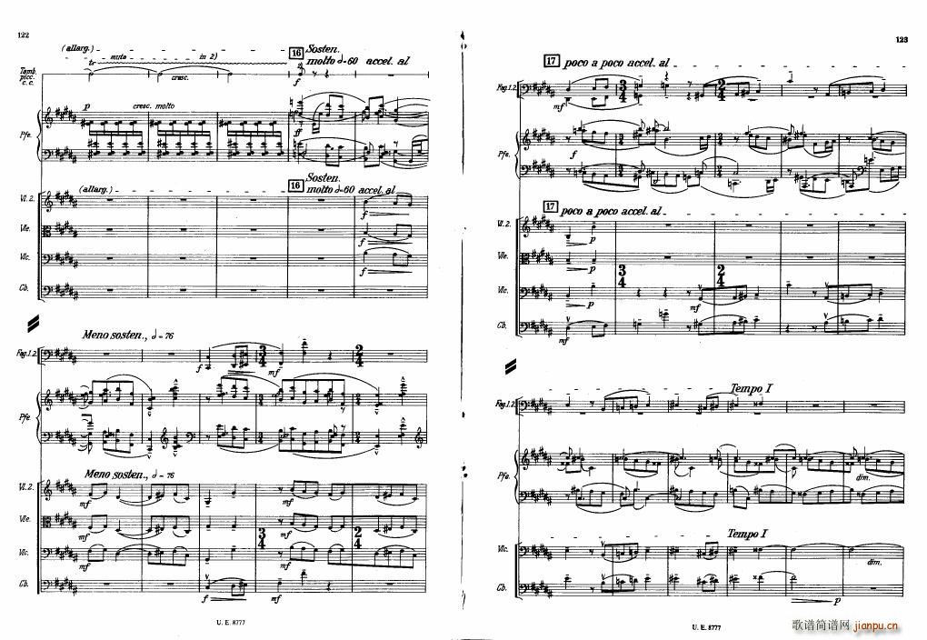 Bartok SZ 83 Piano Concerto No1 Full Score ()21