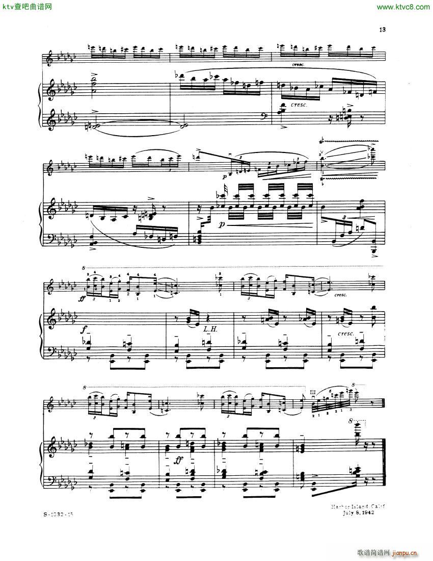 3 Preludes Piano Parts Gershwin()12