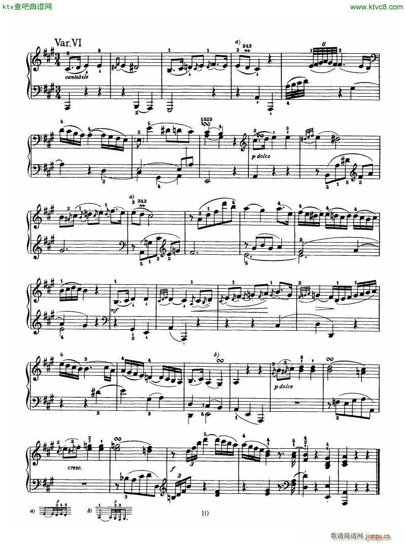 Haydn Piano Sonata No 30 In A(钢琴谱)10