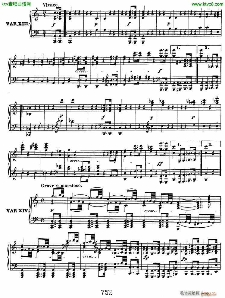 Beethoven op 120 Diabelli Variations()12