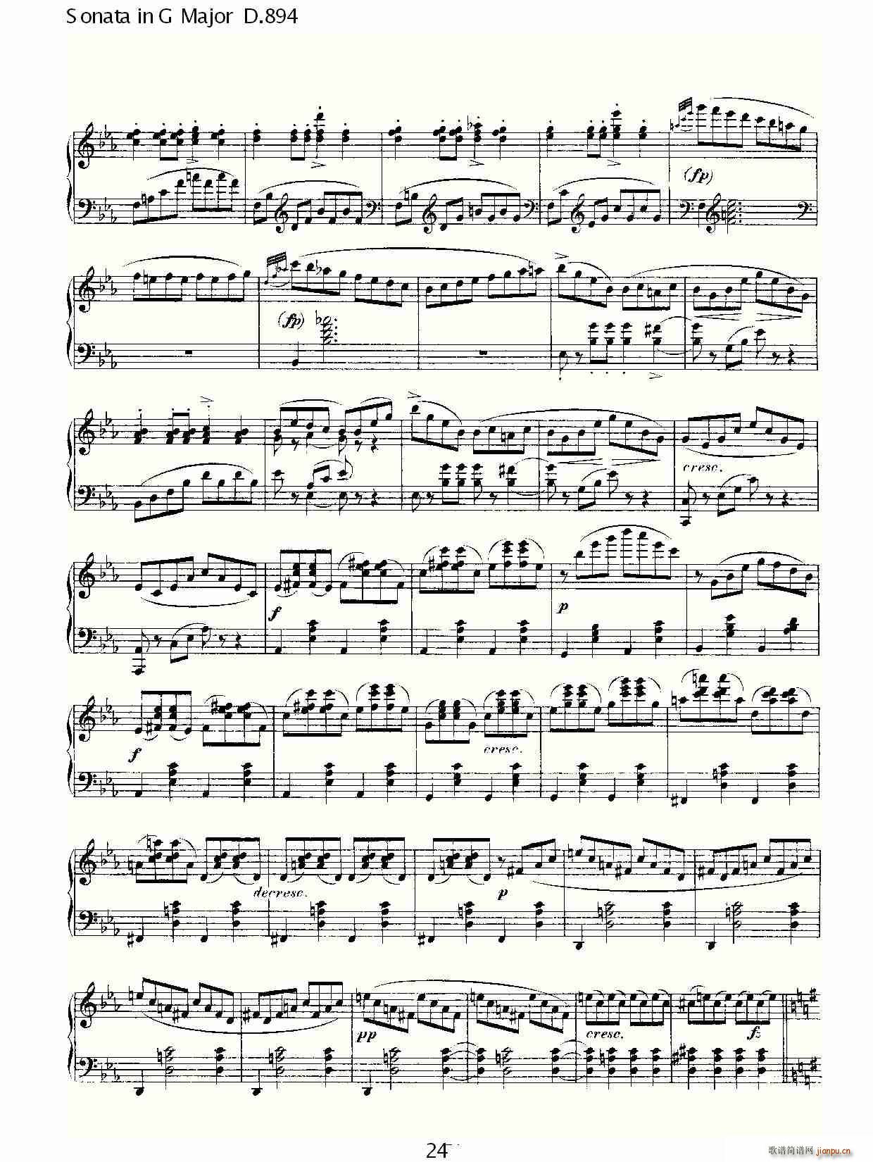 Sonata in G Major D.894(ʮּ)25