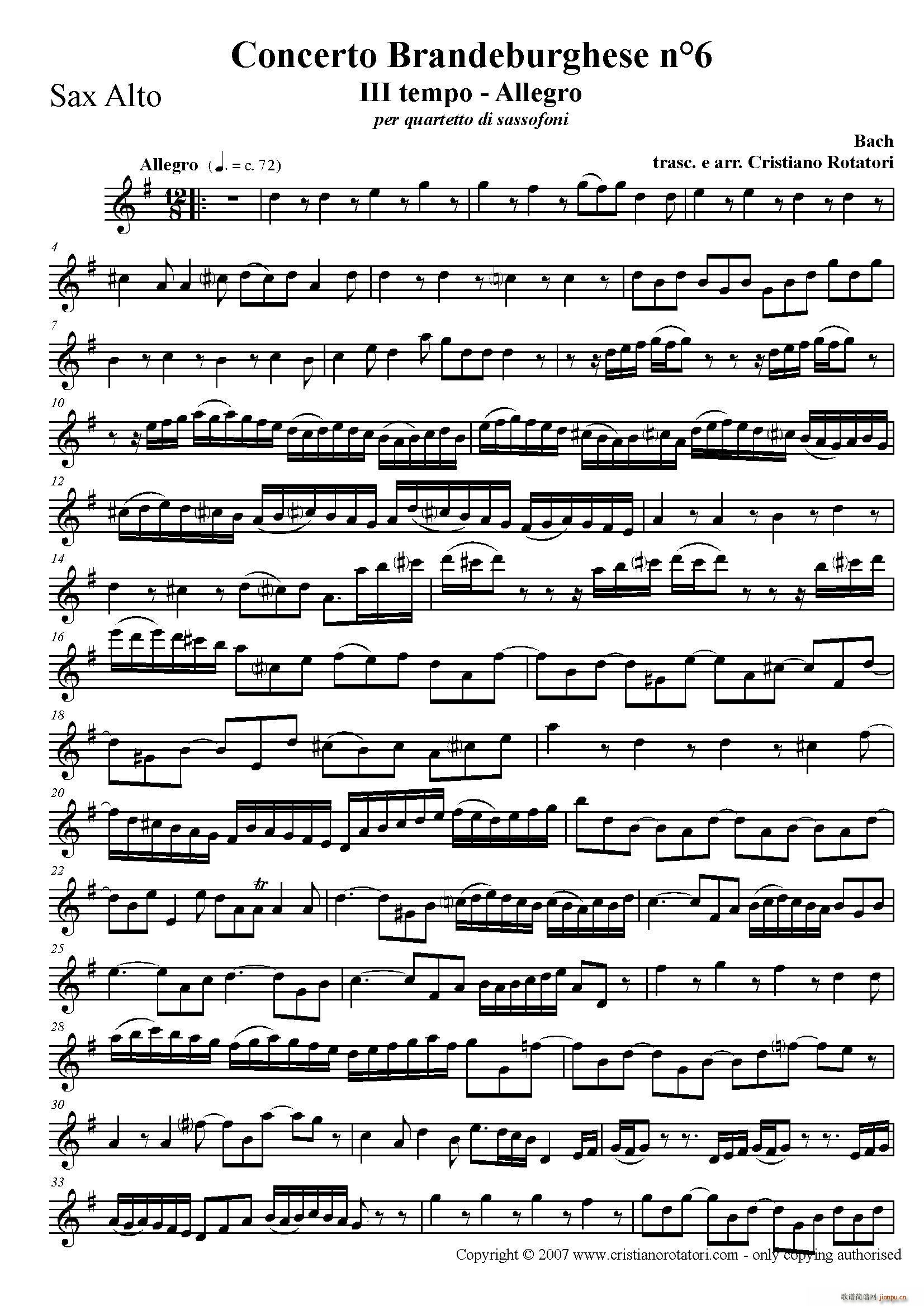 Concerto Brandeburghese ˹(ʮּ)1