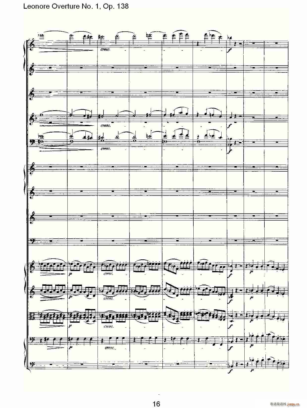 Leonore Overture No. 1, Op. 138(ʮּ)16