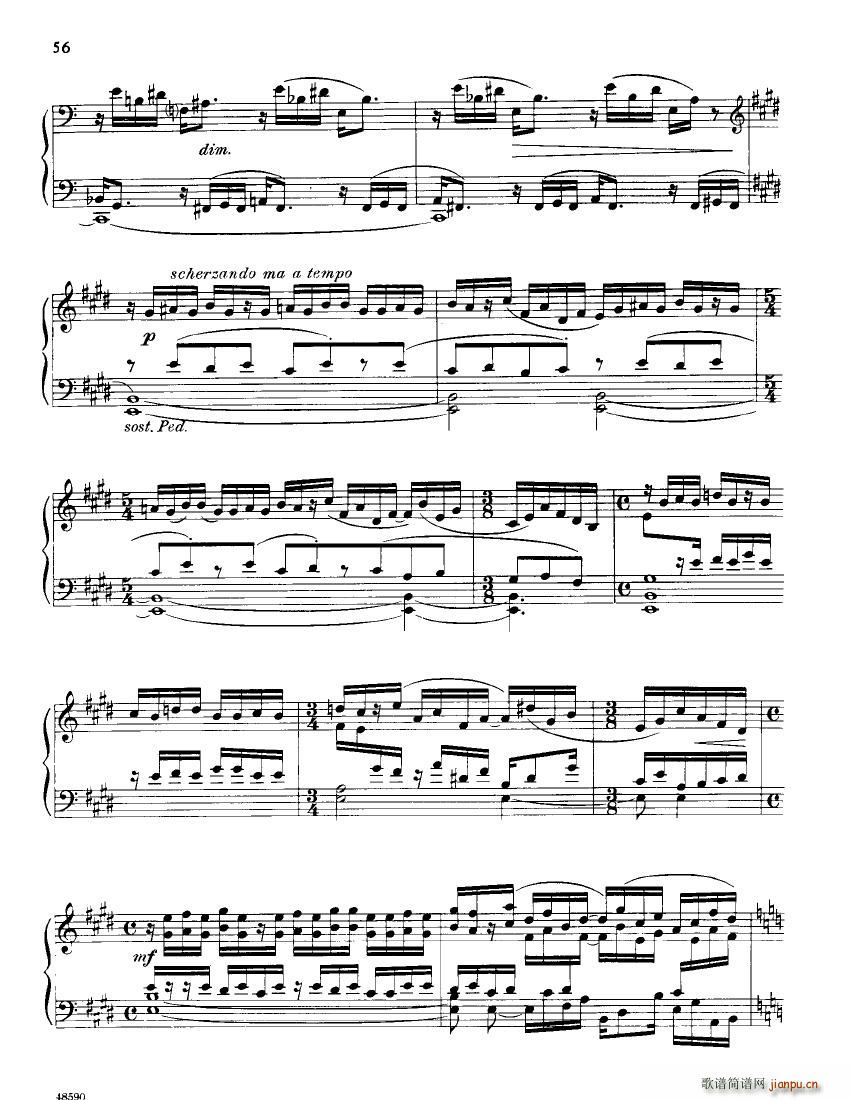 Barber op 26 Piano Sonata()34
