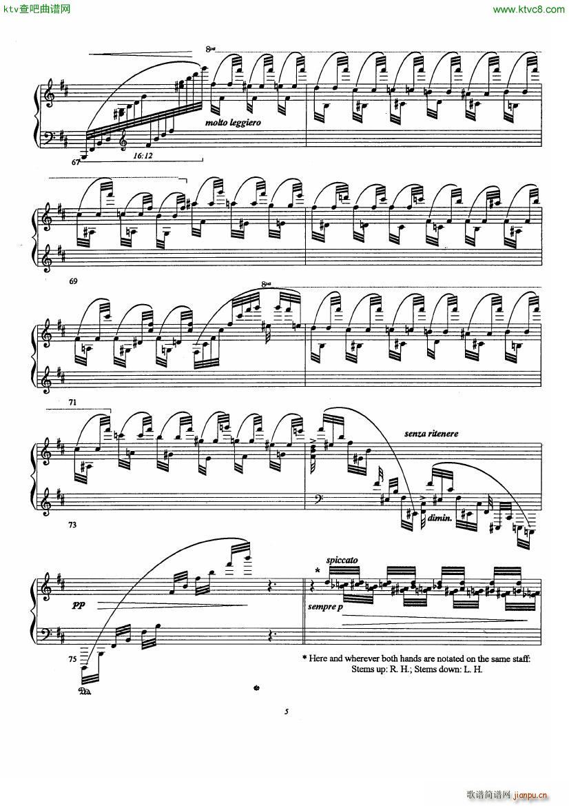 Etude No 3 La Campanella D aprs Paganini Liszt()5