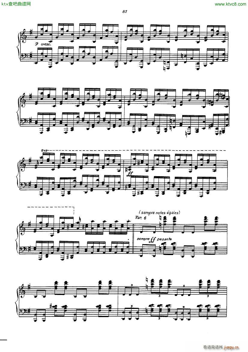 gulda variations on light my fire()11