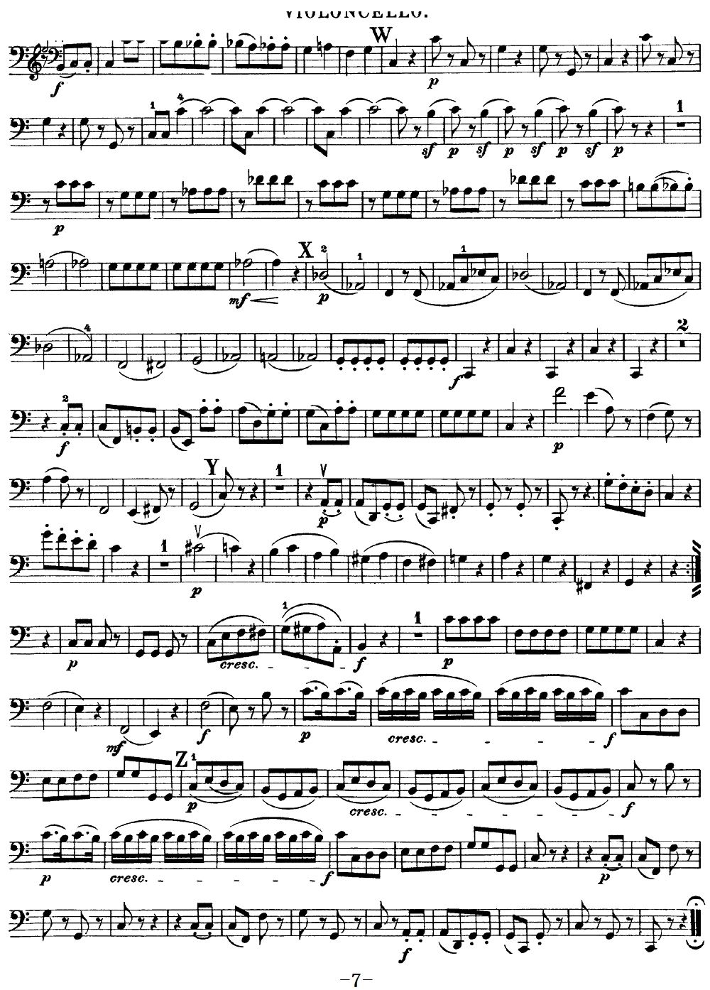 Mozart Quartet No 19 in C Major K 465 Cello(ʮּ)7