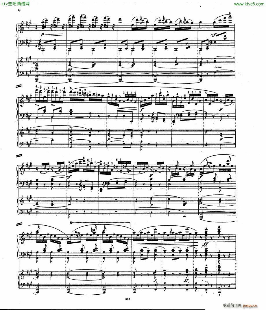 Hummel op 56 Rondo brillant pno orch()7