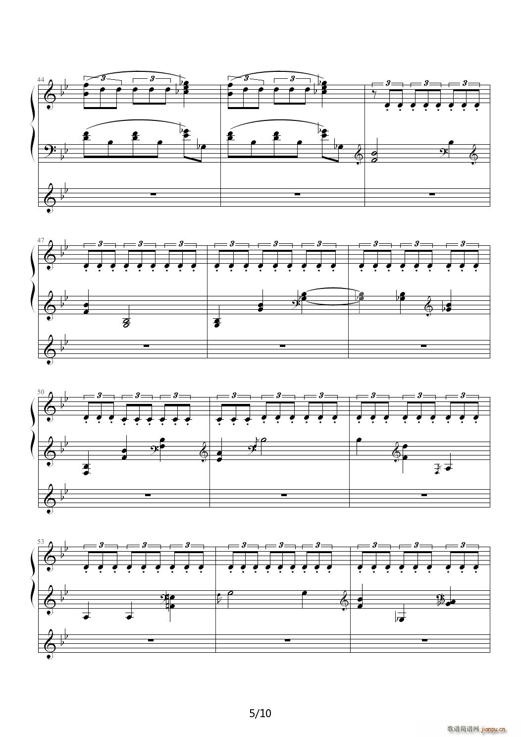 降调曲谱林_卡巴林曲谱(4)