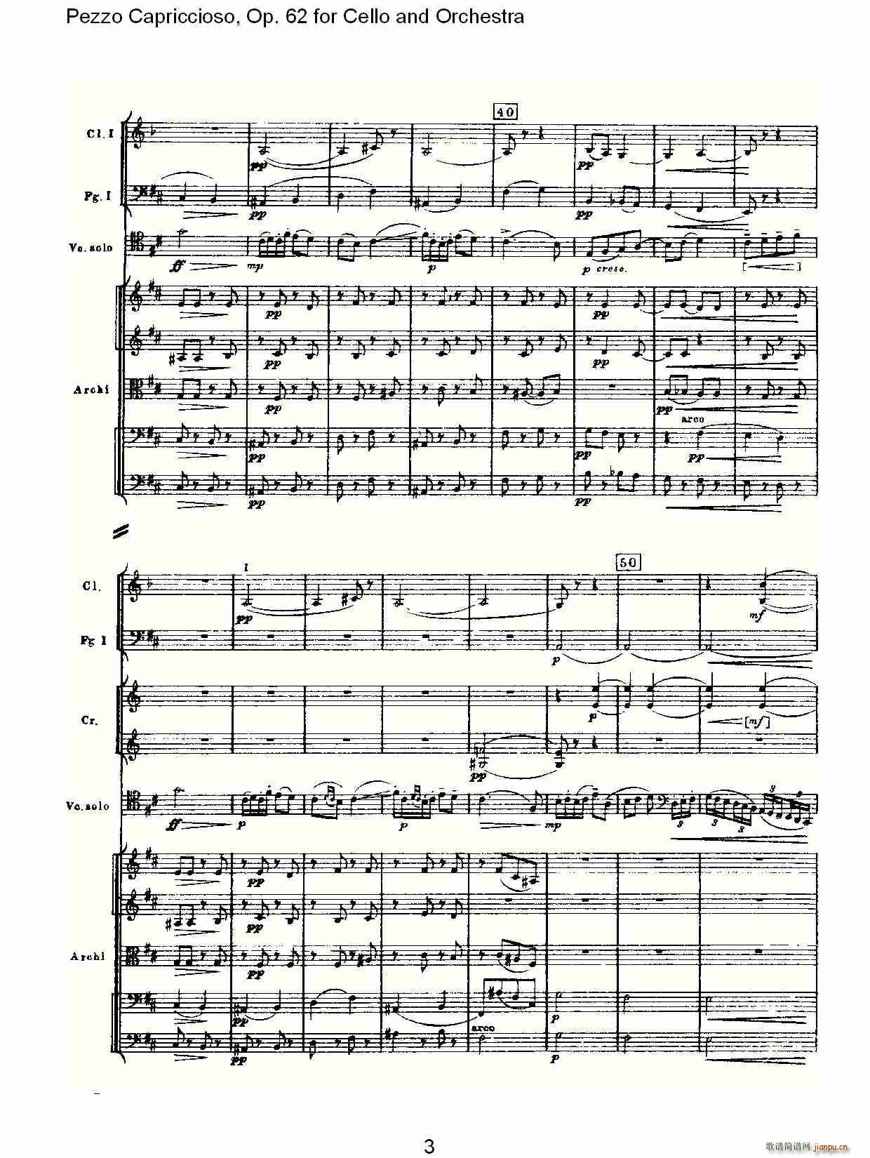 Pezzo Capriccioso, Op.62()3