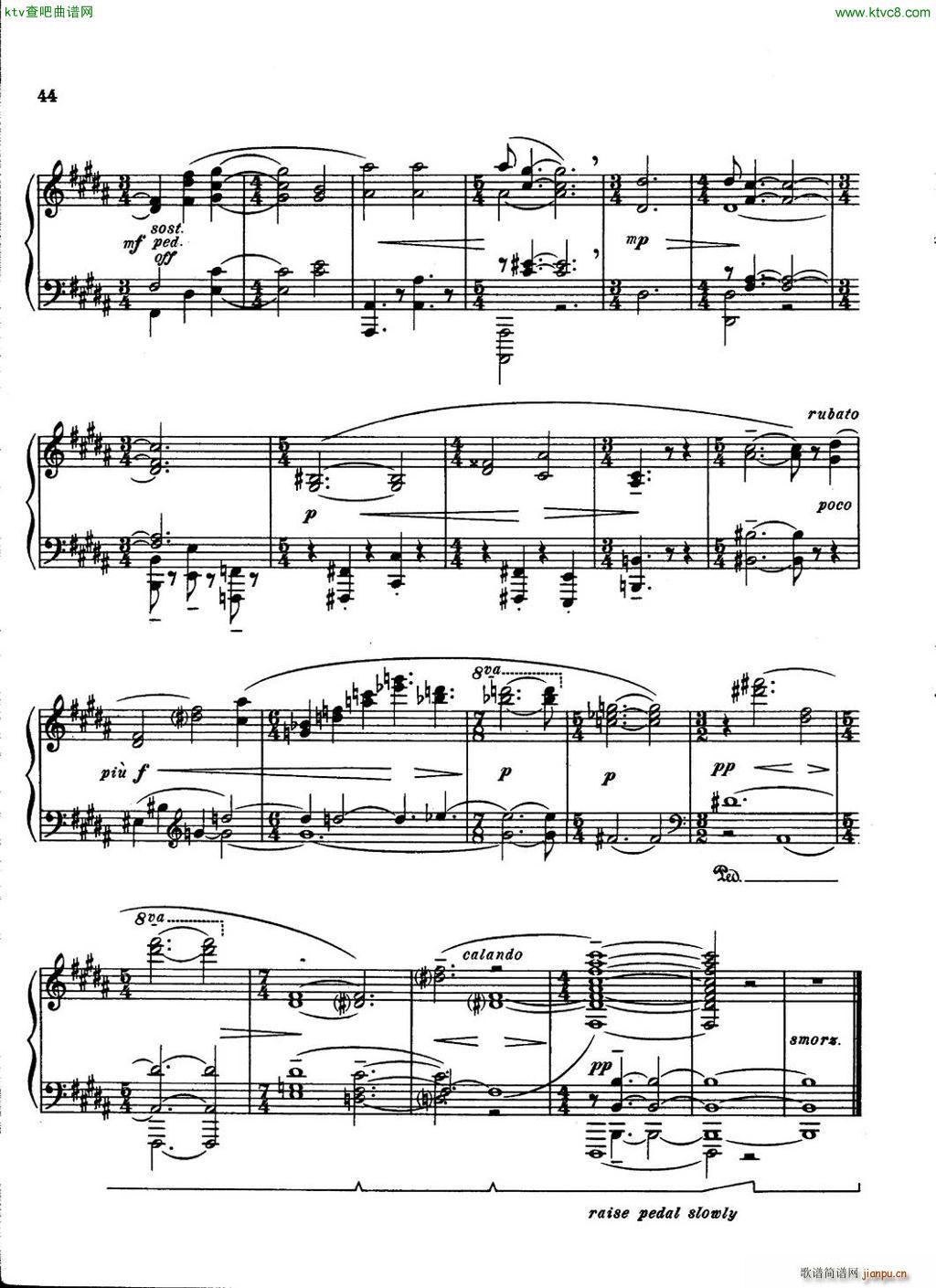 Carter Piano Sonata()44