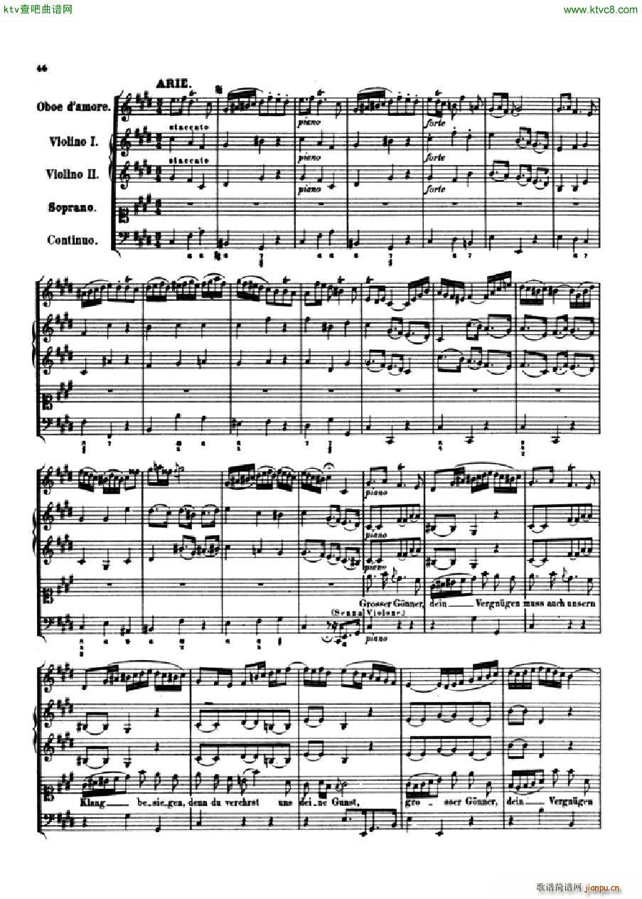Bach JS BWV 210 Cantata No 210 Wedding Cantata()5