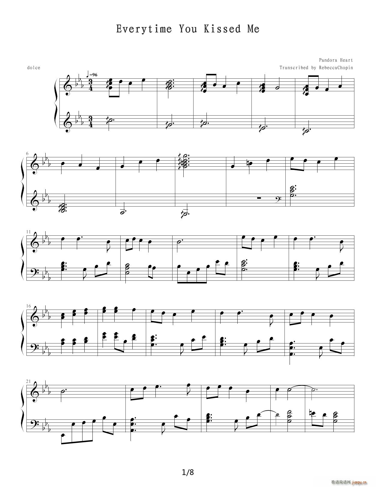 Everytime You Kissed Me E()1
