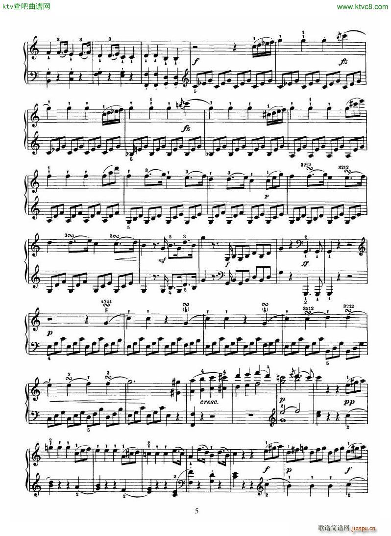 Haydn Piano Sonata No 35 In C()5
