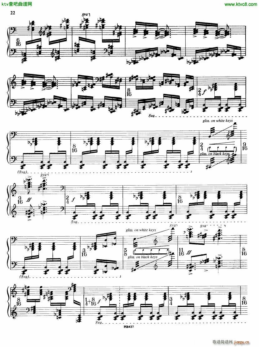 Ginastera op 53 Sonata No 2()22