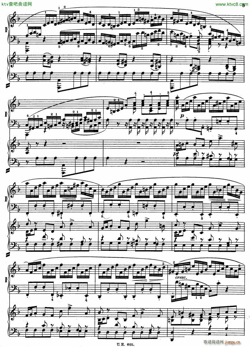 Bach JS BWV 1052 Keyboard Concerto in d ed R ntgen()5