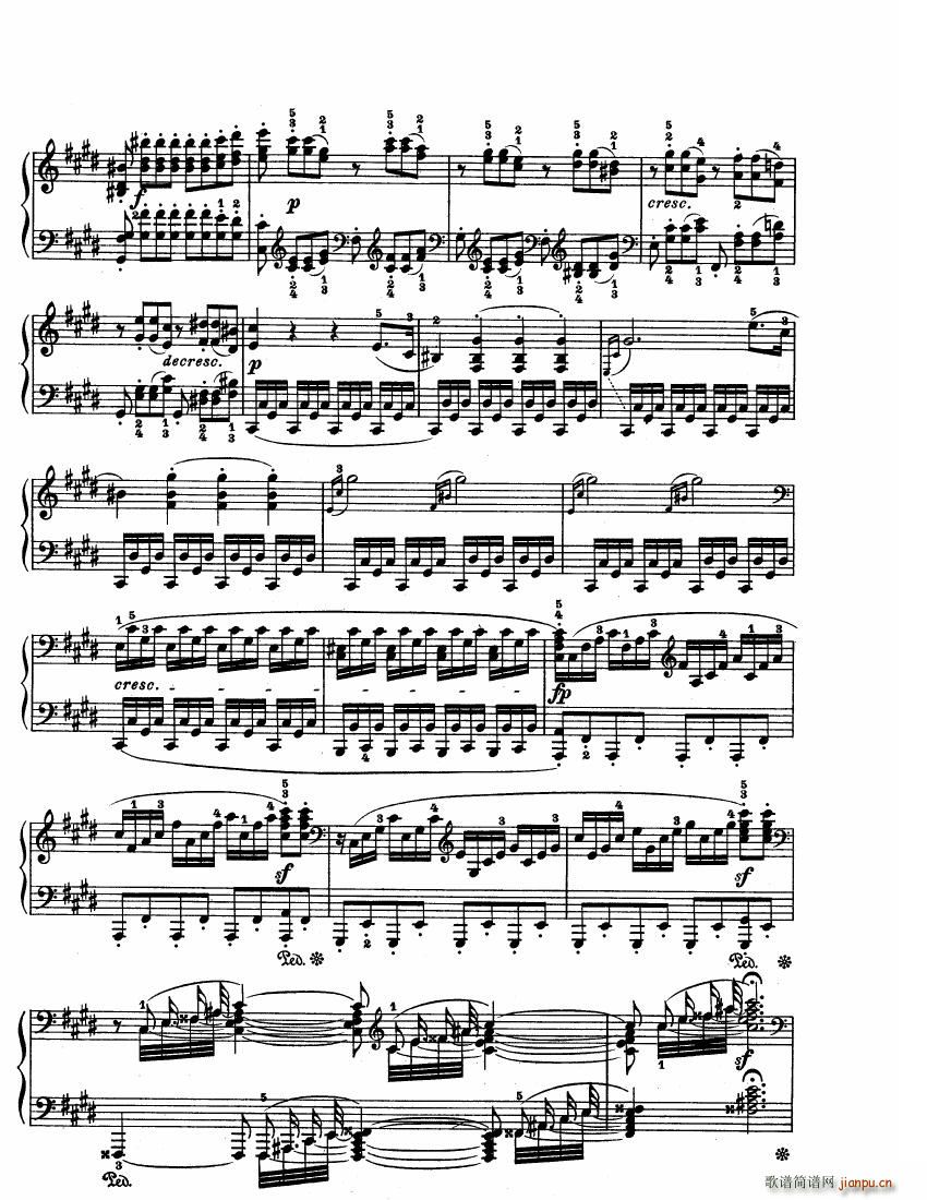 Beethoven op 27 no 2 Piano Sonata Moonlight()12
