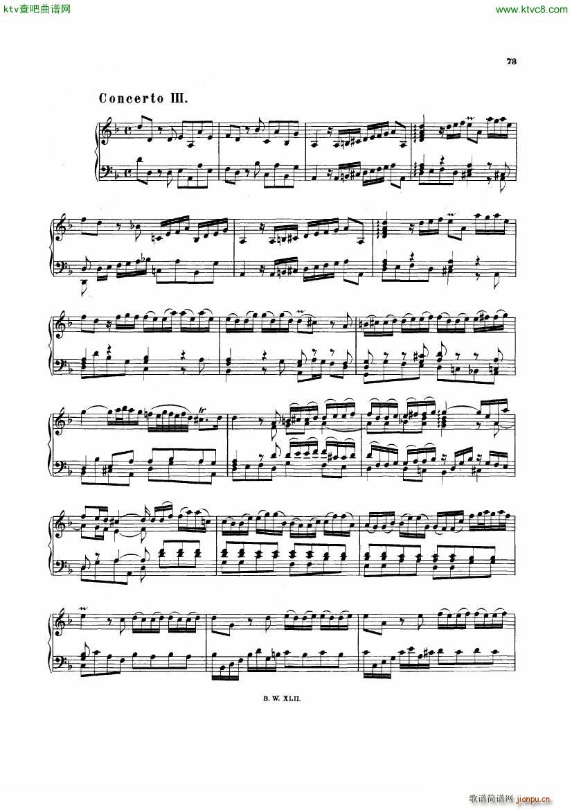 Bach JS BWV 974 Concerto in d after Marcello()1