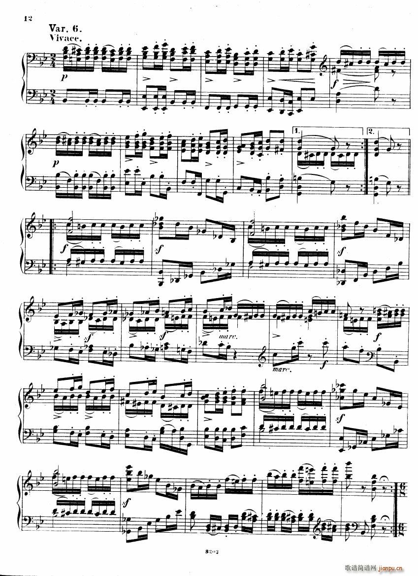 Brahms Stark Haydn Variations pno solo()11