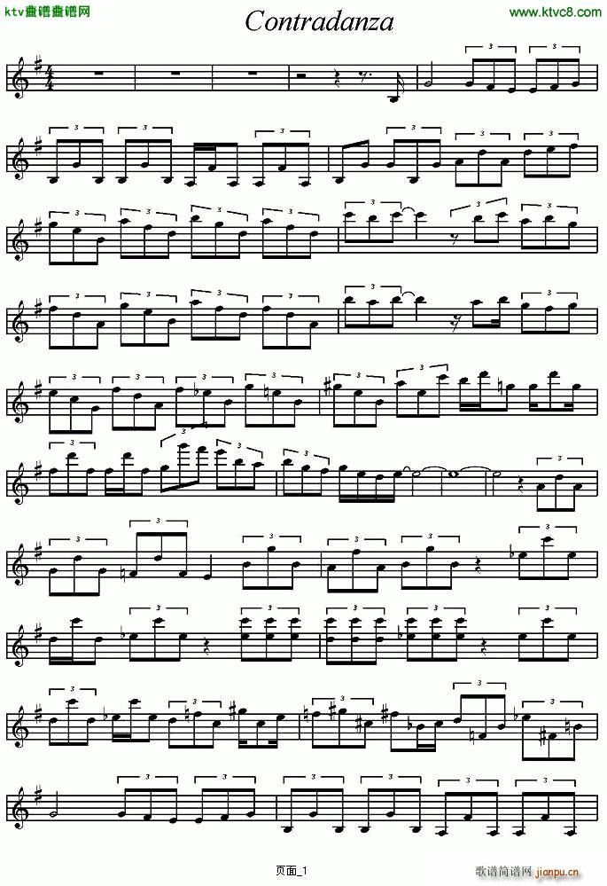 Contradanza (ʮּ)1