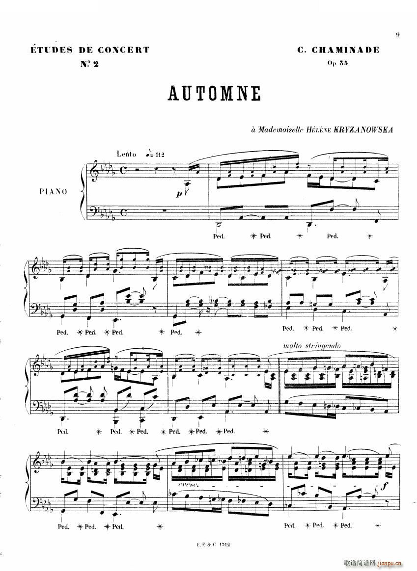 Chaminade 6 Etudes Op35 һ 6 Etudes Op35 һ(ʮּ)9