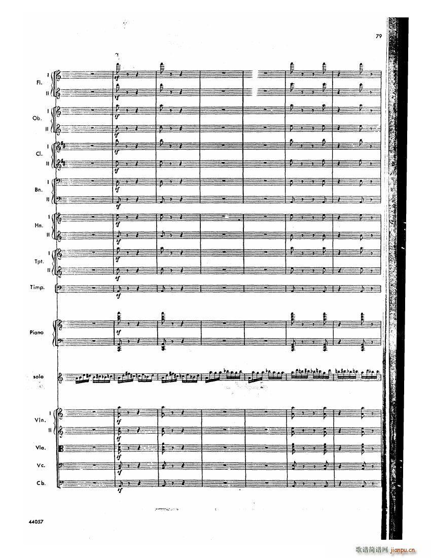 Barber op 14 Violin Concerto Score ()38