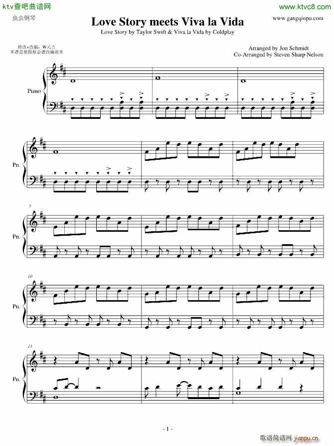 Love Story meets Viva la Vida ٶ()1