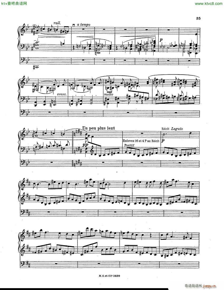 Berthier Paul Variations pour Grand orgue()6