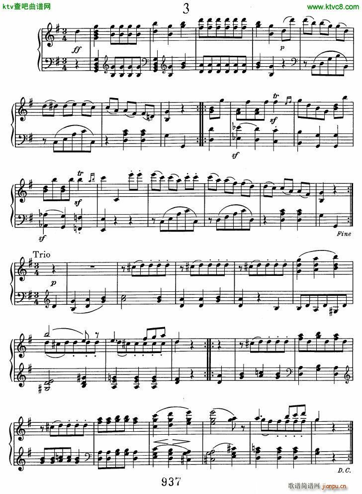 Beethoven WoO 7 12 Minuets()3