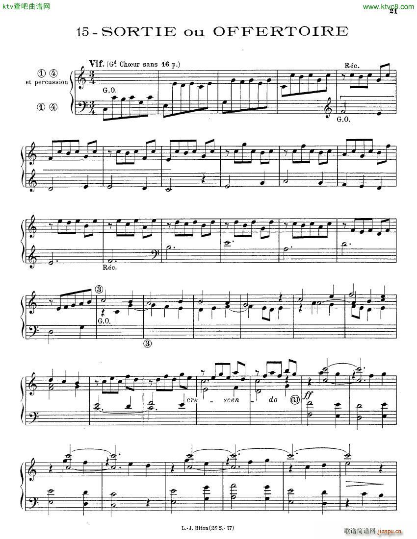 Alain Albert 15 Pieces organ()21