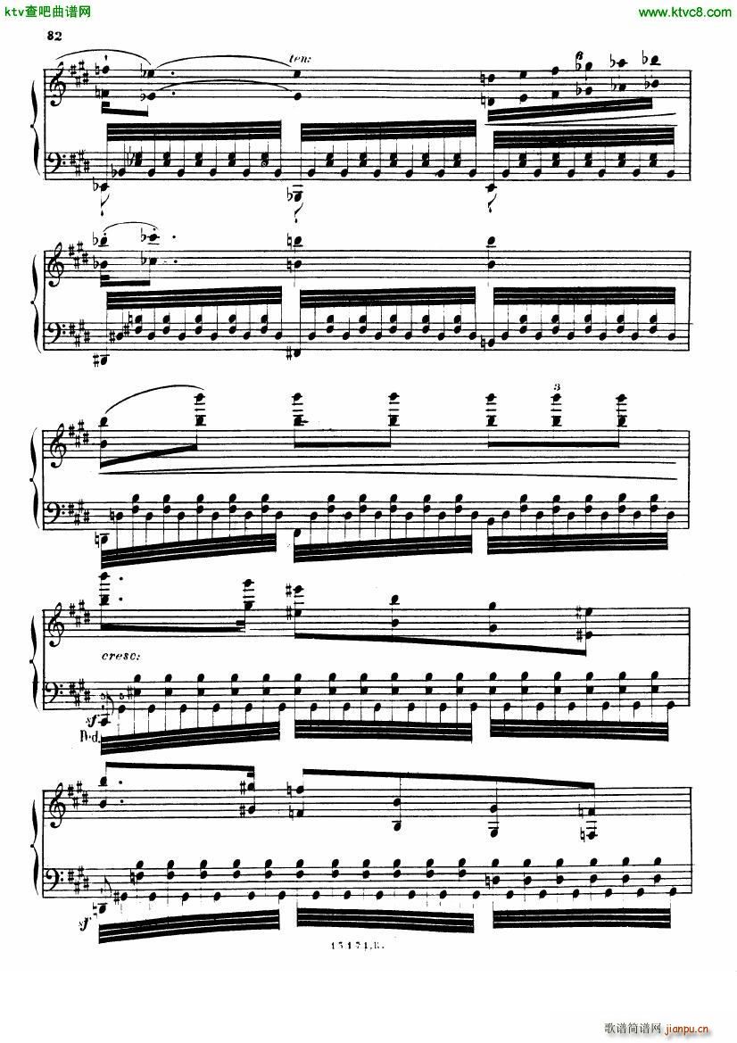 Alkan op 39 12 Etudes in Minor Keys no 9(钢琴谱)9