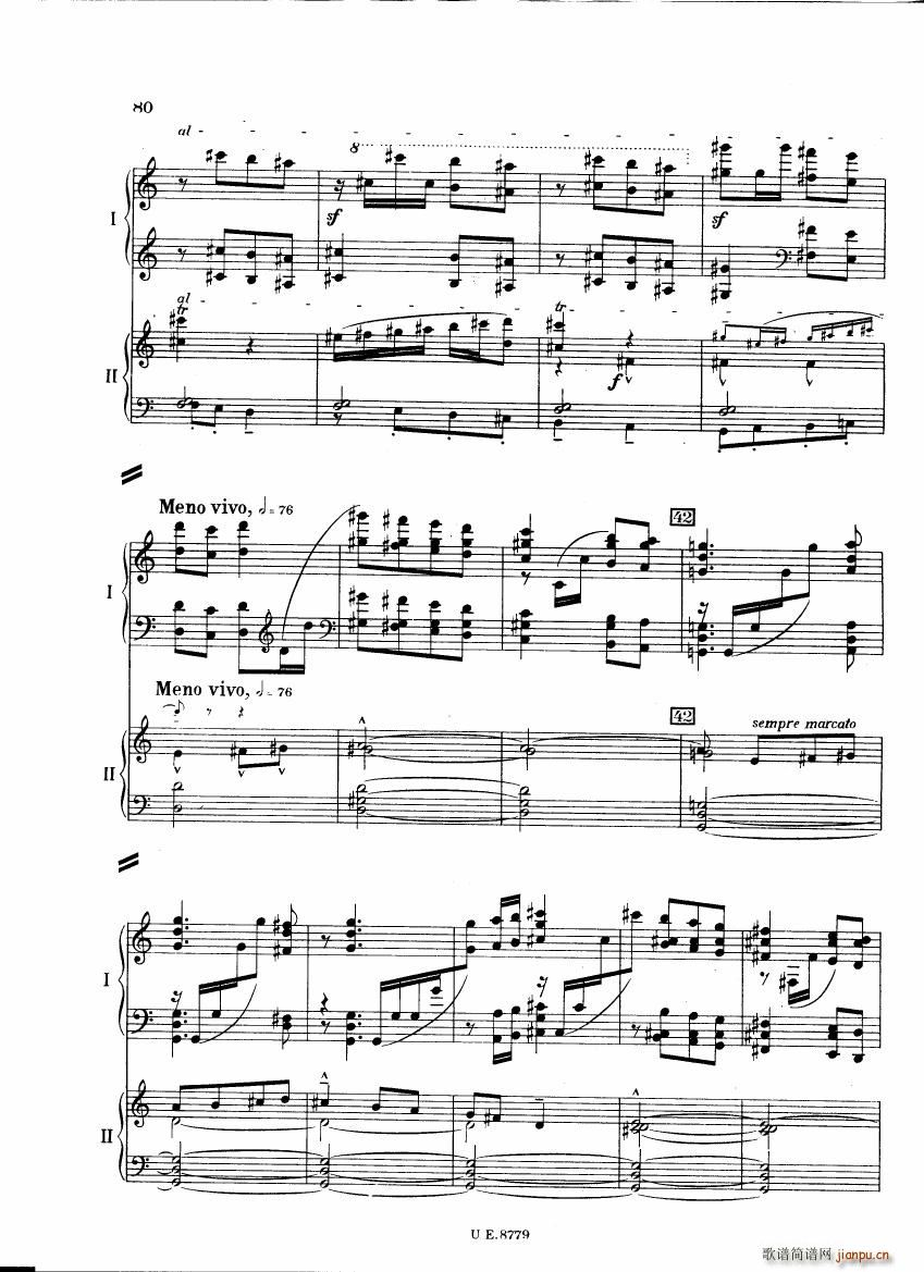 Bartok SZ 83 Piano Concerto 1 2p reduct ()37