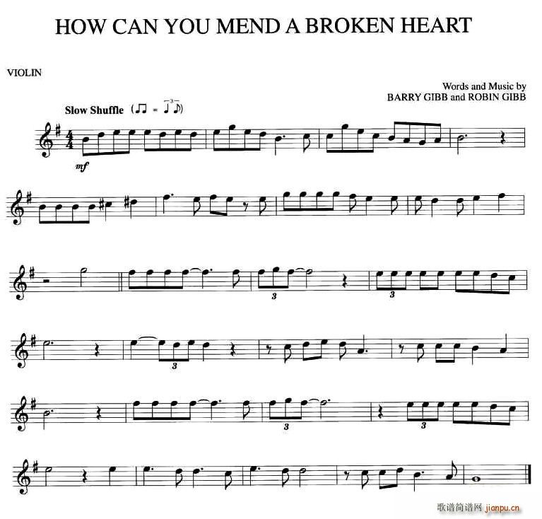 HOW CAN YOU MEND A BROKEN HEART(ʮּ)1