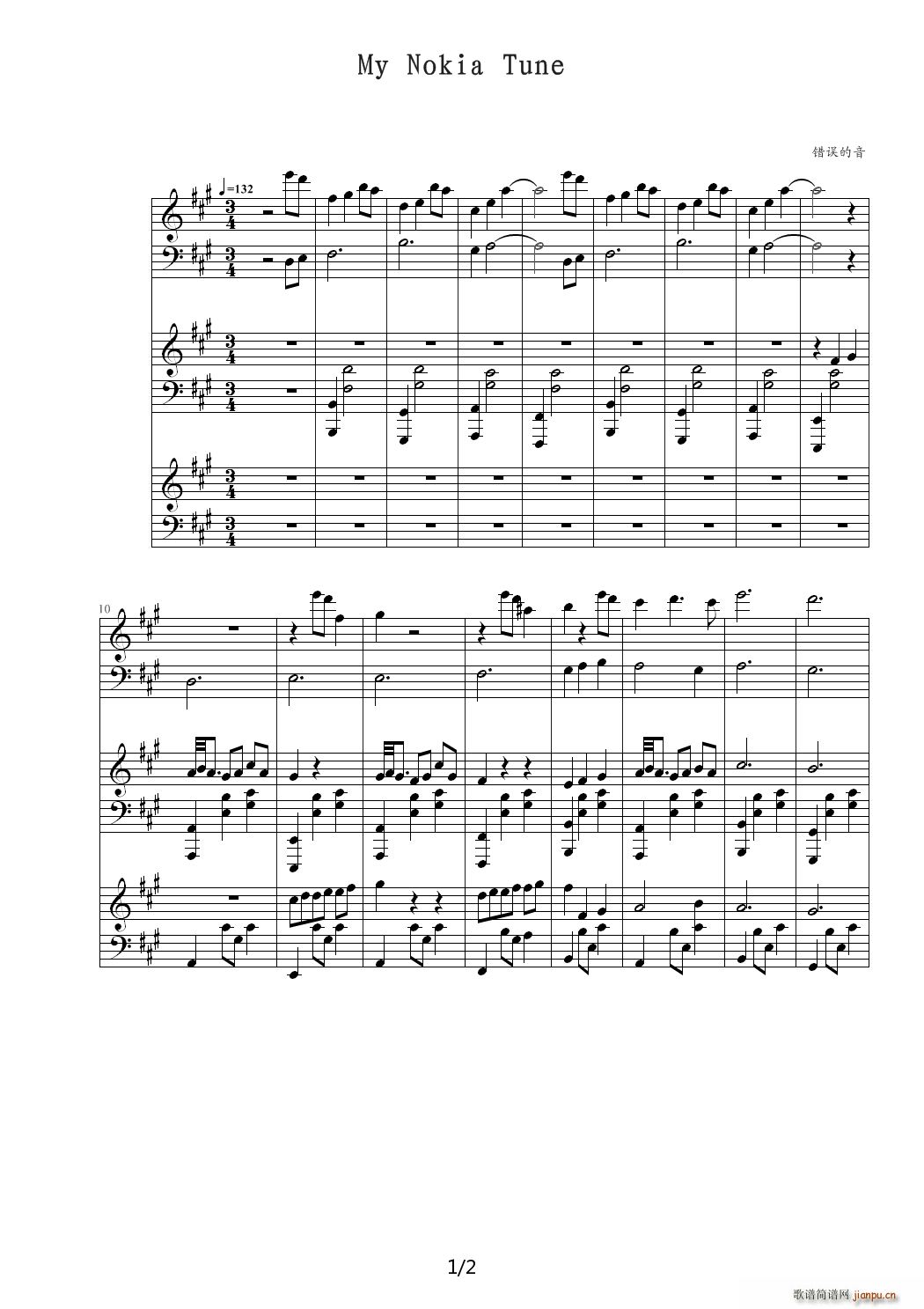 My nokia tune A()1