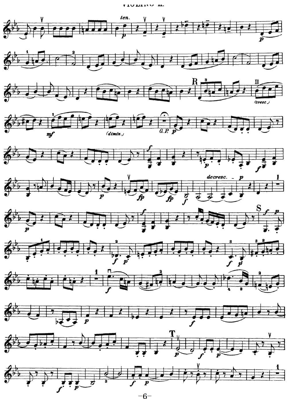 Mozart Quartet No 16 in Eb Major K 428 Violin 2(ʮּ)6