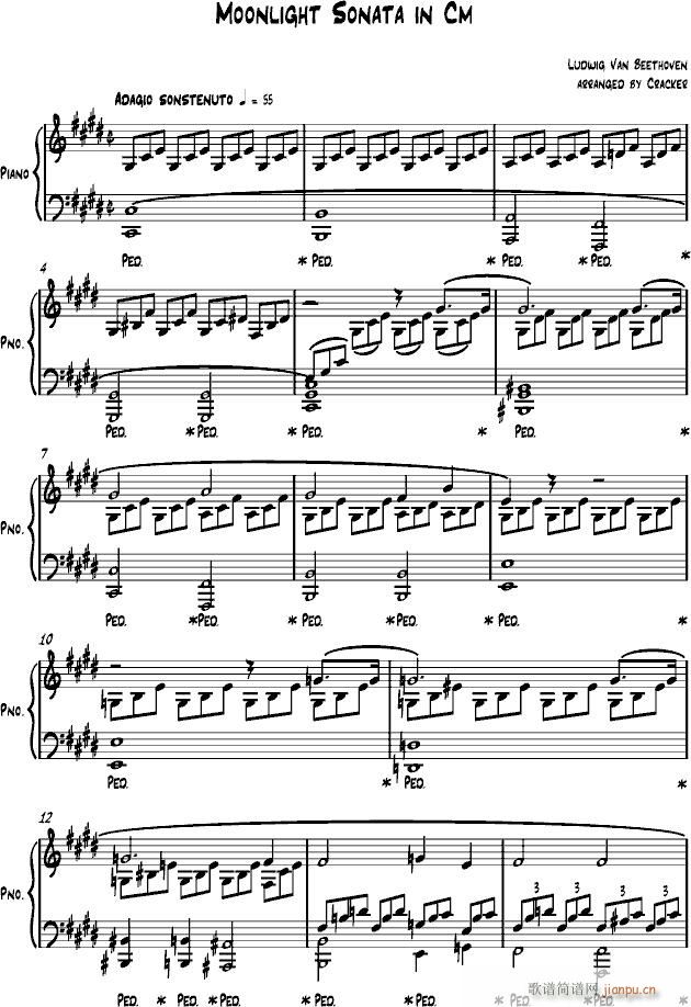 Moonlight Sonata in Cm()1