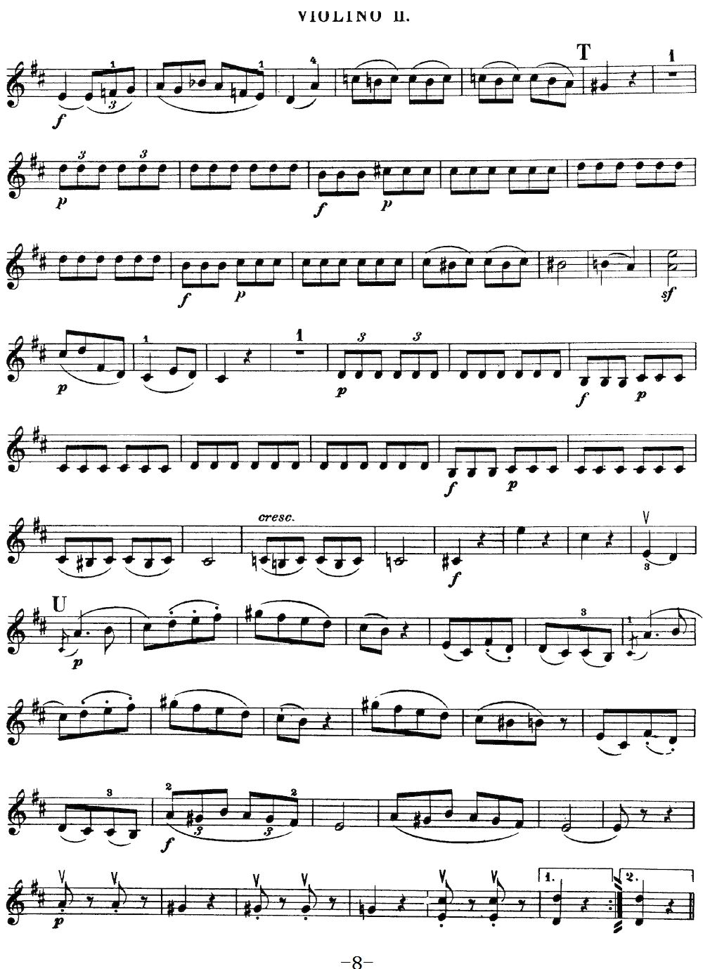Mozart Quartet No 20 in D Major K 499 Violin 2(ʮּ)1