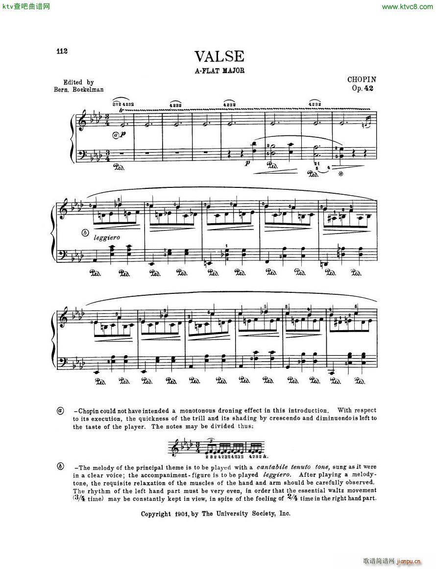 Chopin Op 42 No 5 Waltz in Ab major()1