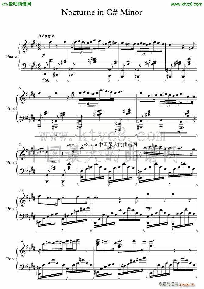 ֧ Nocturne in C Minor()1