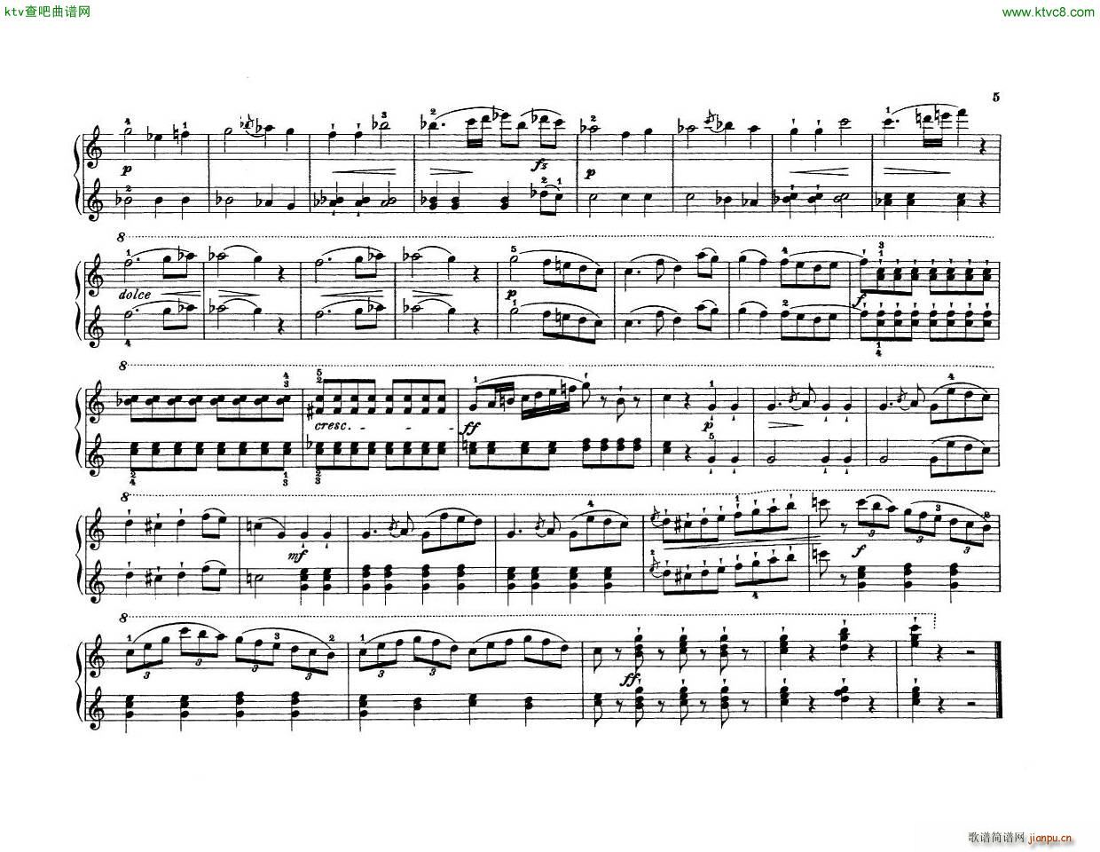 Anton Diabelli Sonates Mignonnes Op 150 Rondeau()8