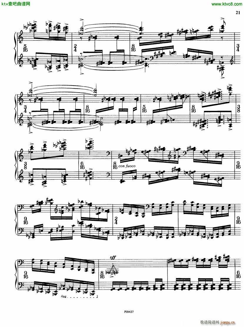 Ginastera op 53 Sonata No 2()21