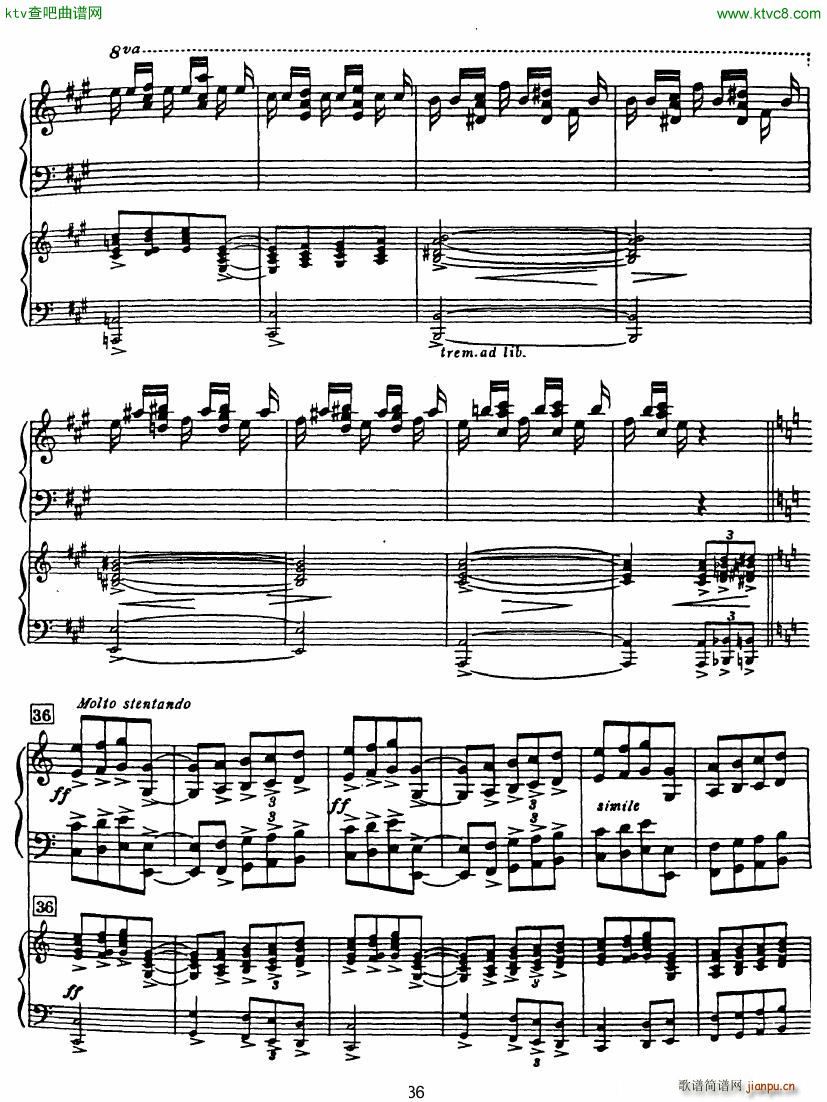 Rhapsody in Blue in Bb major Duet()36
