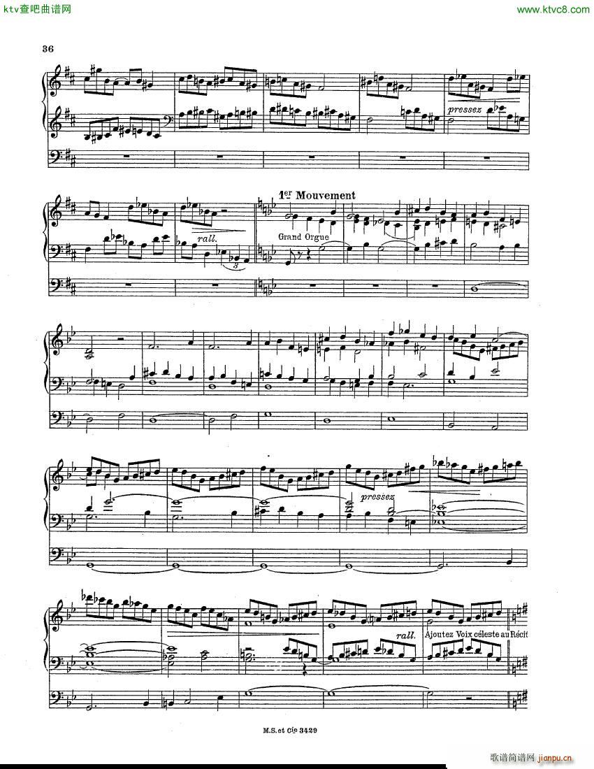 Berthier Paul Variations pour Grand orgue()7