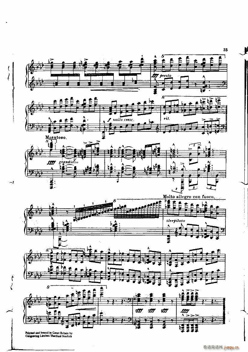 Bowen Op 72 Piano Sonata No 5 in F()34