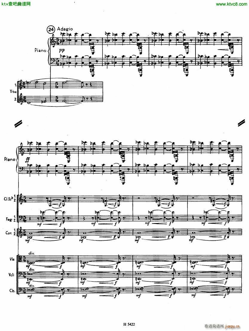 Fiser concerto da camera for piano full score()24