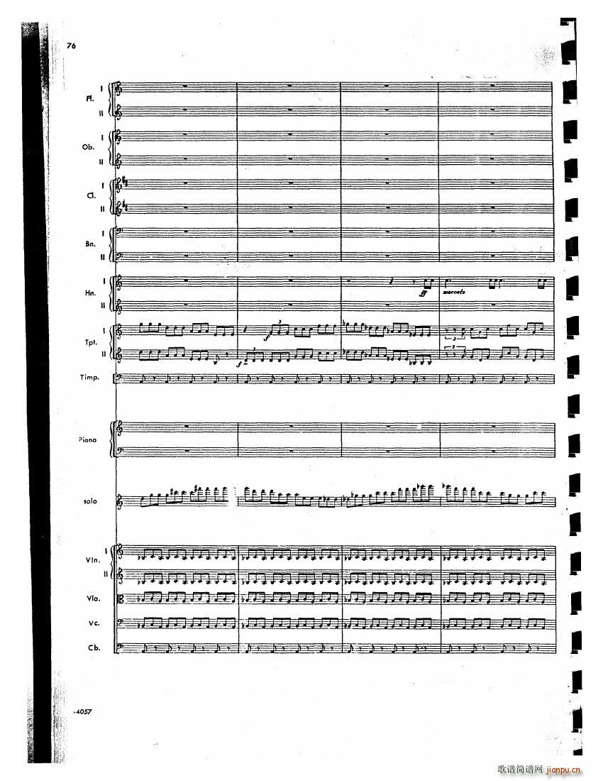 Barber op 14 Violin Concerto Score ()35
