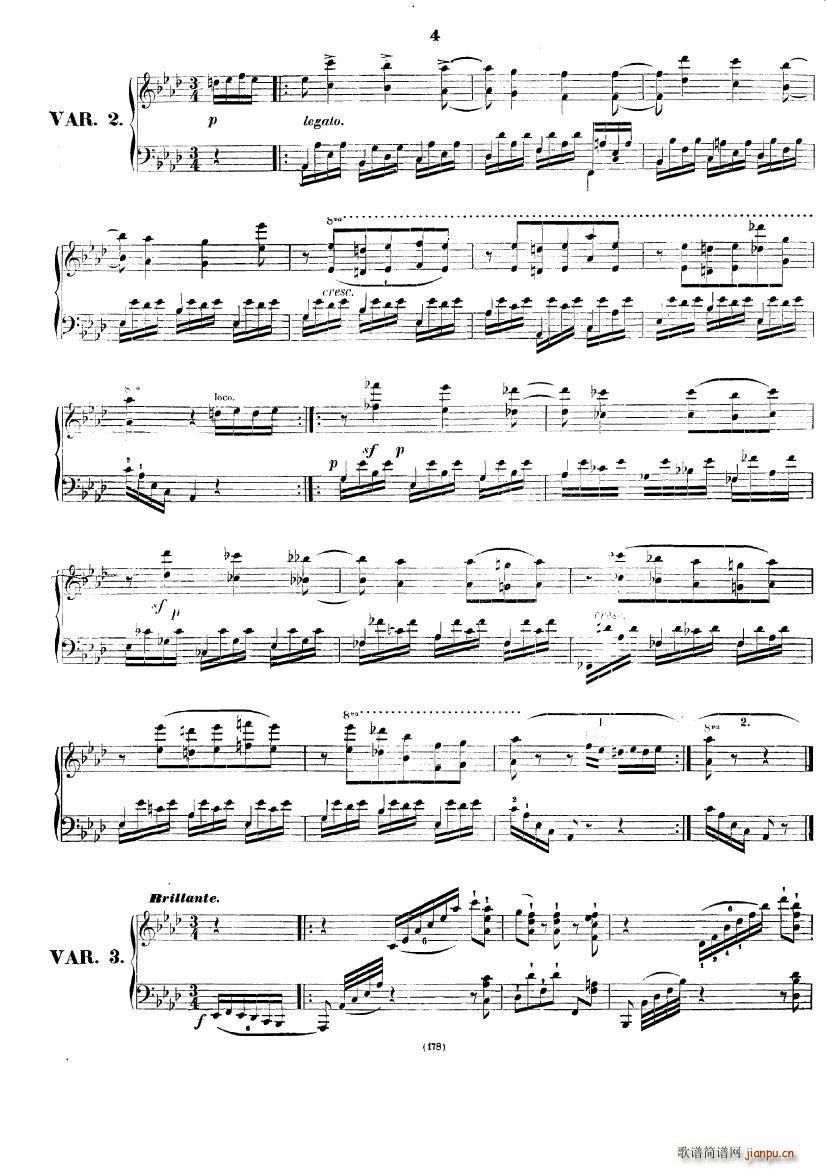 Czerny op 12 Variationen()3
